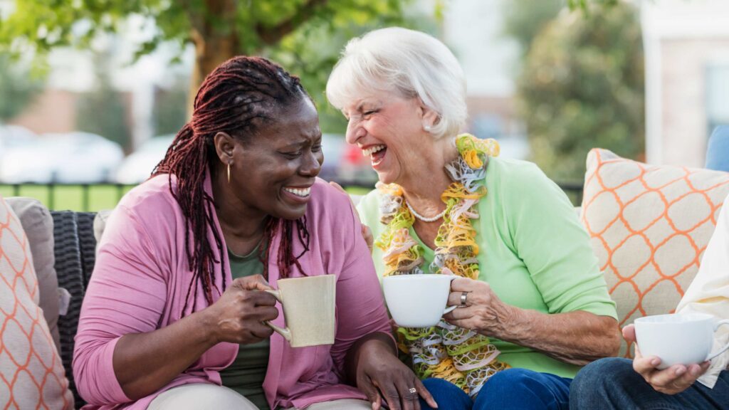 How StoryCorps Works and How You Can Tell Your Story Senior friends socialize in Florida