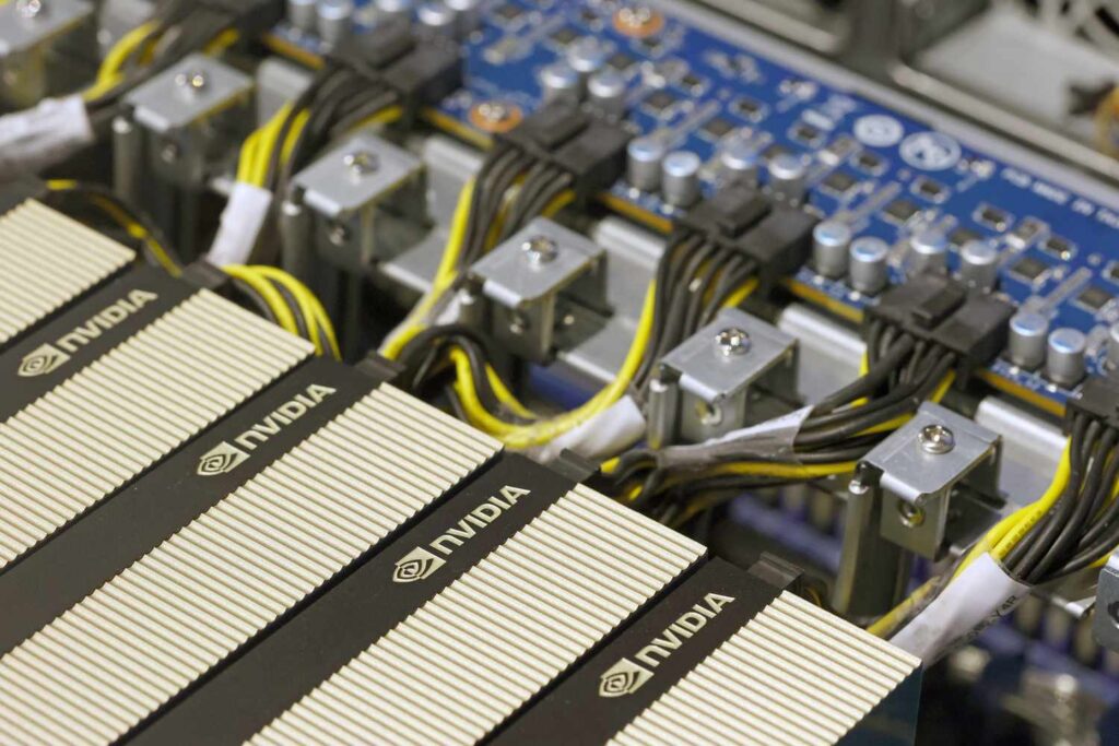 Nvidia, Broadcom Lead Chip Stocks Lower Amid China Concerns to End a Strong Month