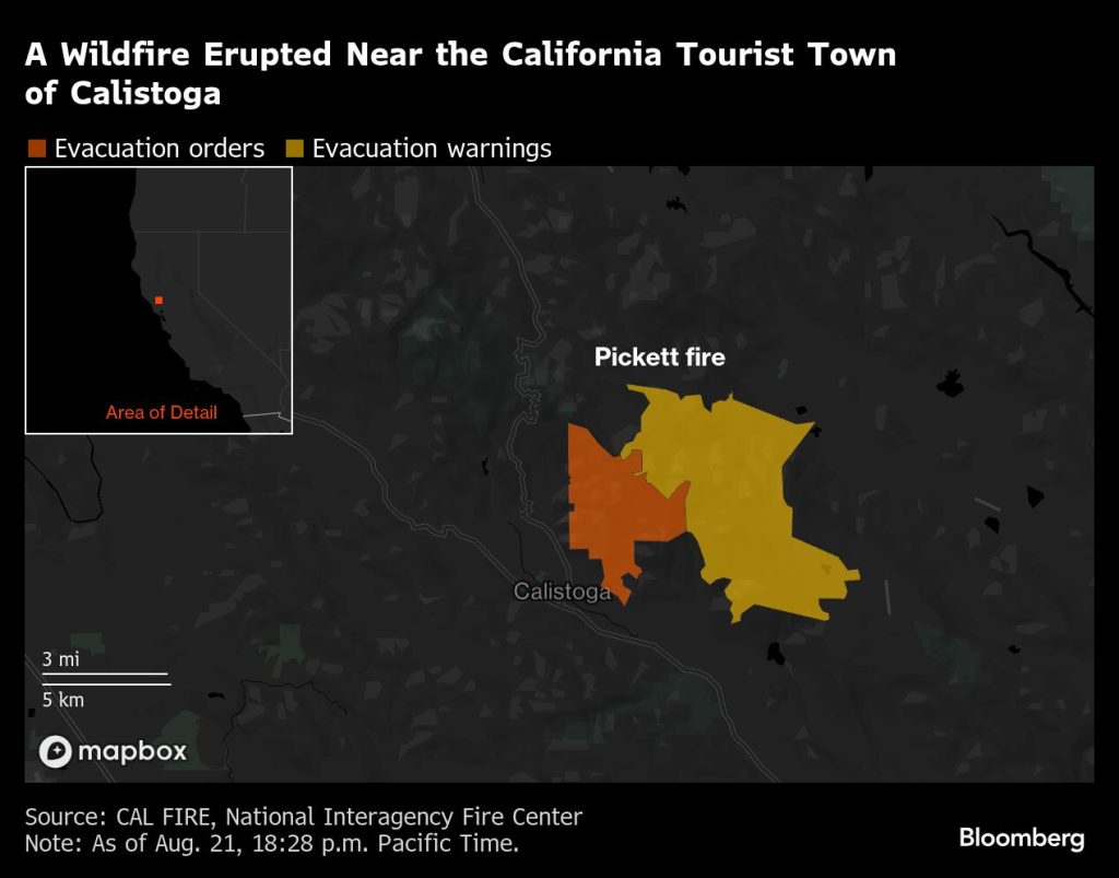 Rural California Wine Country Fire Burning Out of Control Rural California Wine Country Fire Burning Out of Control