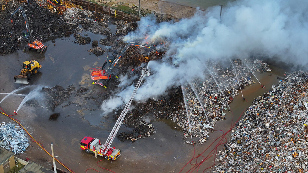 Sheerness, Kent recycling centre fire (2023)