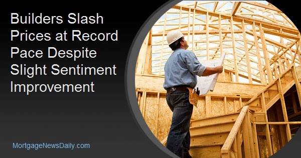 Builders Slash Prices at Record Pace Despite Slight Sentiment Improvement Builders Slash Prices at Record Pace Despite Slight Sentiment Improvement