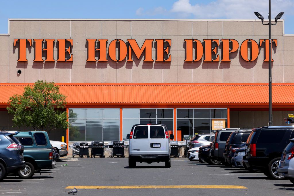 If You'd Put $1,000 Into Home Depot Stock 20 Years Ago, Here's What You'd Have Today The outside of a Home Depot store in Washington DC