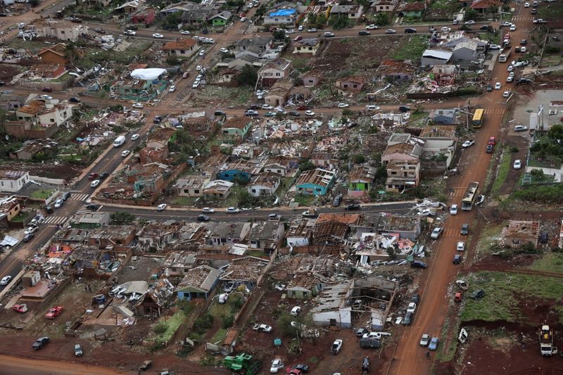 Tornado in southern Brazil kills six, injures hundreds