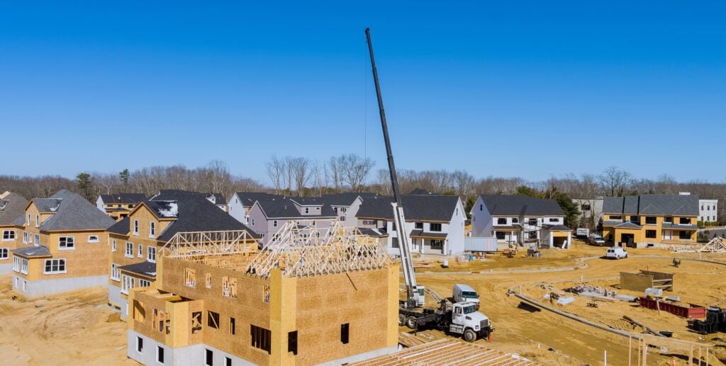 homes under construction
