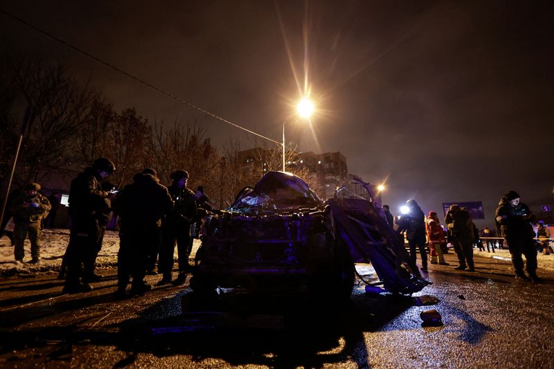 Russian drones, missiles pound Ukraine before Zelenskiy-Trump meeting