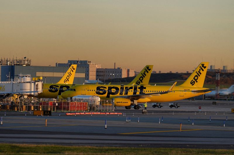Spirit and Frontier Airlines eye merger, Bloomberg News reports