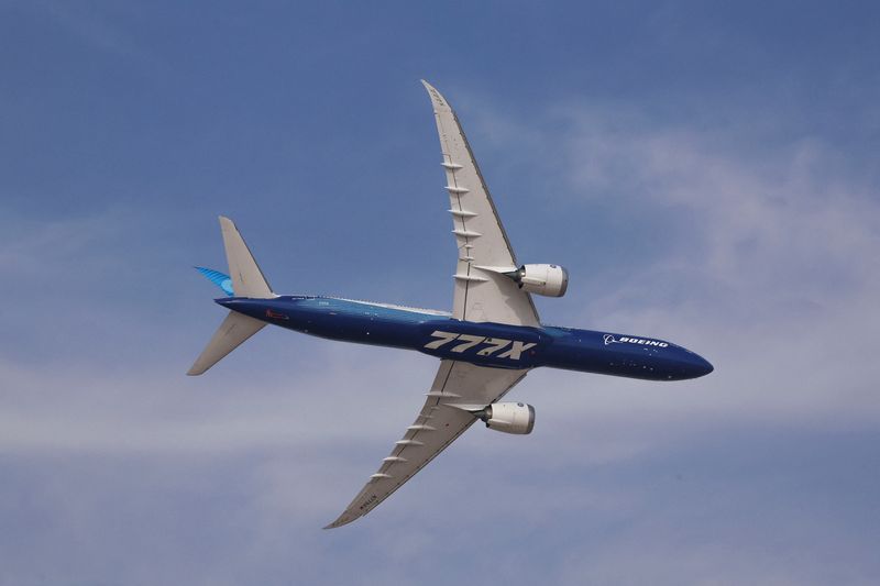 Boeing plans first flight of production 777X in April, document shows
