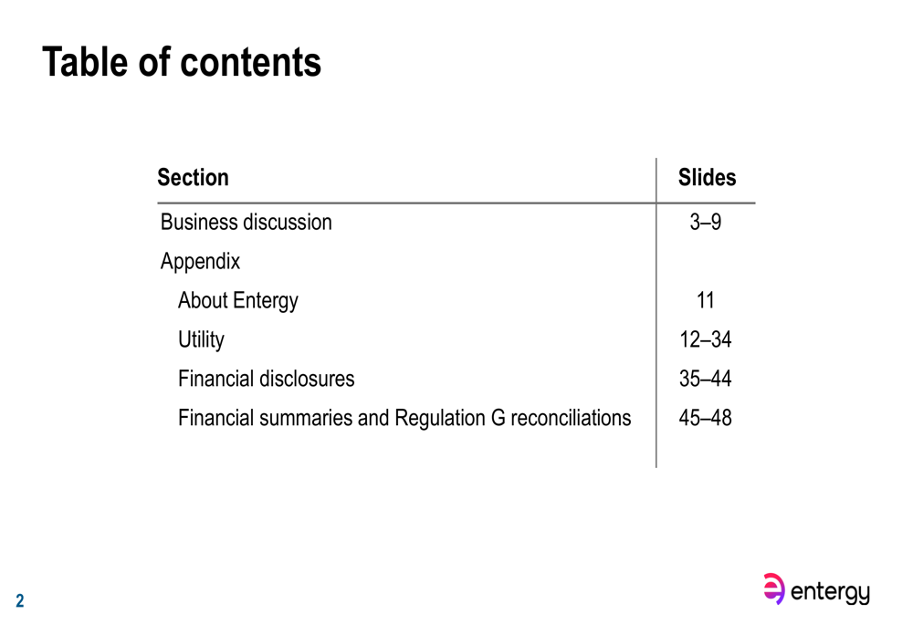 Entergy Q4 2025 slides: $3.91 adjusted EPS despite quarterly miss, projects 8% growth